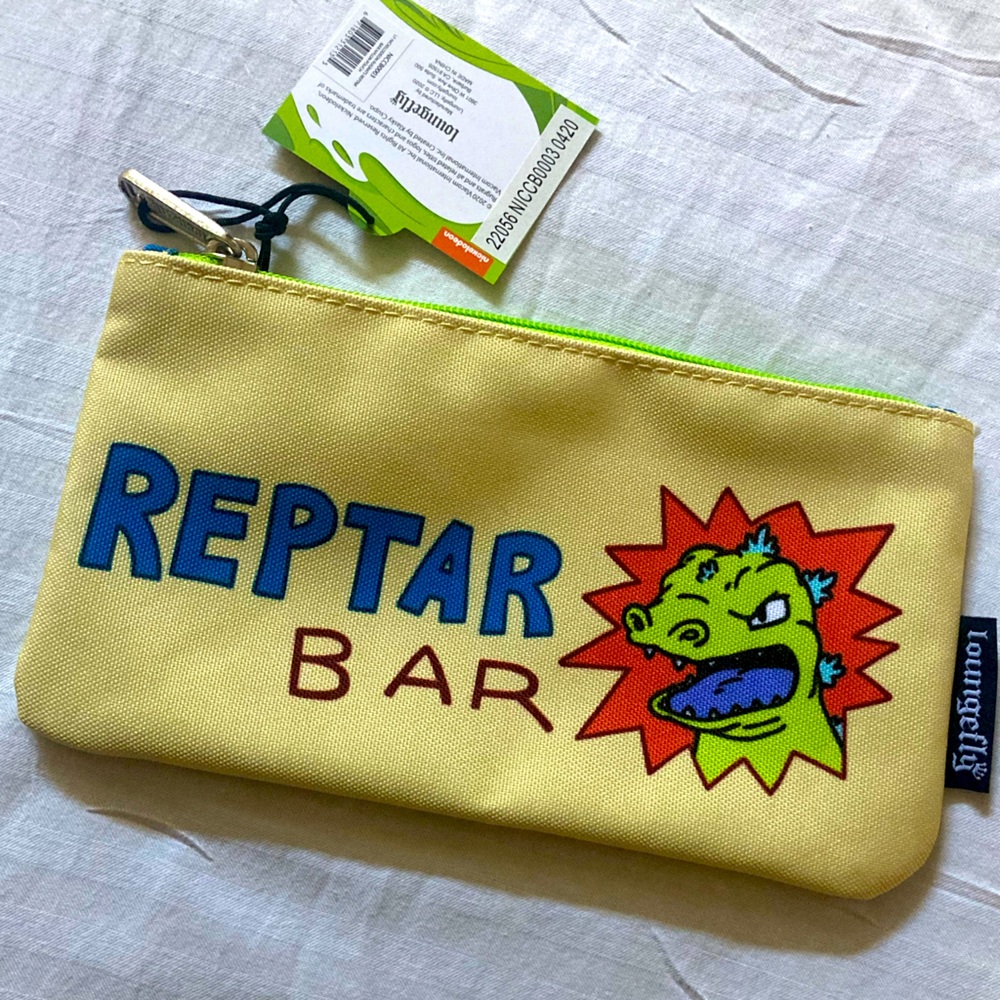 Loungefly Reptar Bar Yellow Pouch